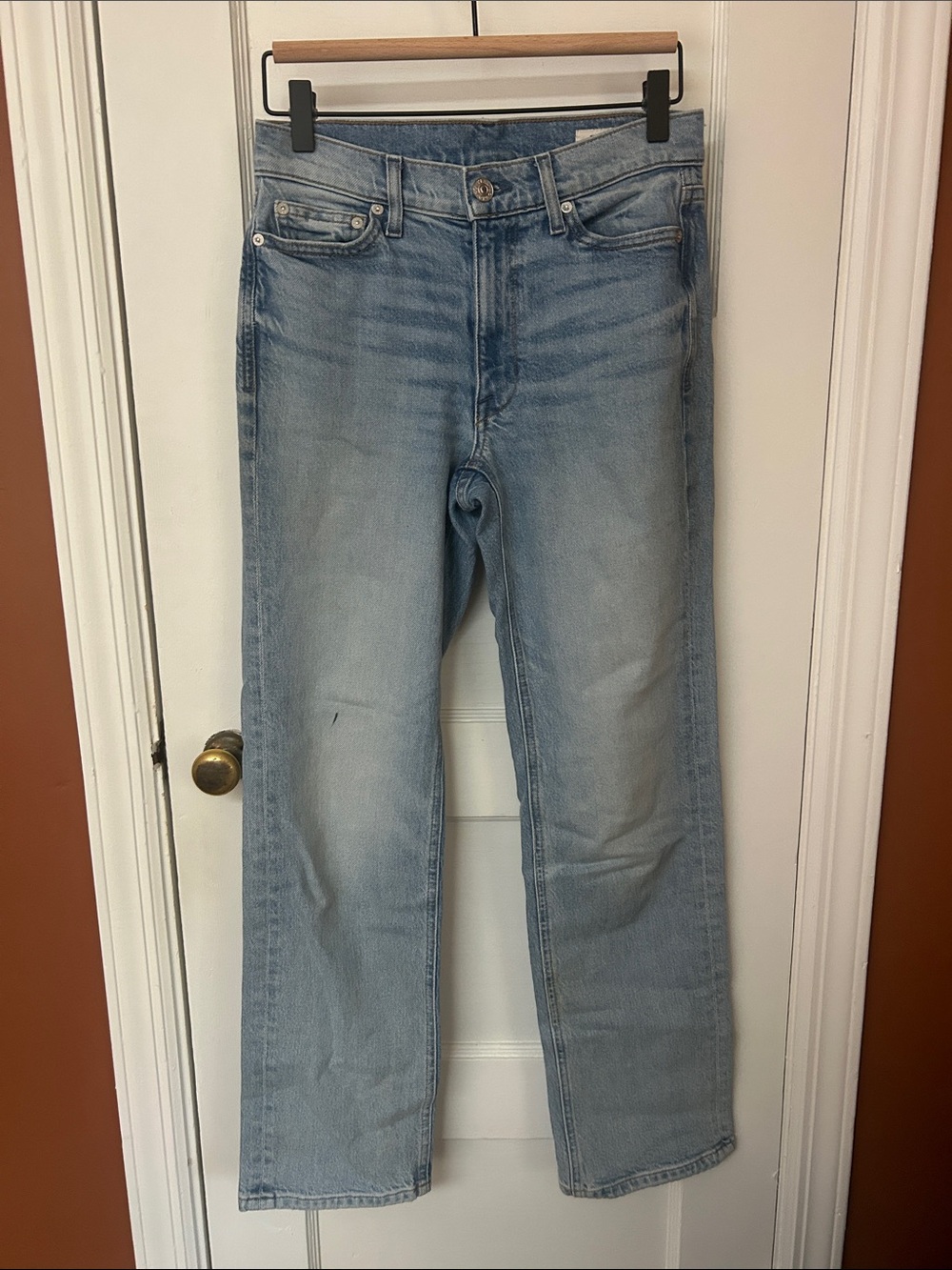 AYR The Roadie Straight-Leg Jeans in Ghost Ranch Wash